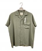 Snow peakスノーピーク）の古着「Quick Dry Crepe Weave Soft Shirt/スノーピーク/SH-20SU109」｜カーキ