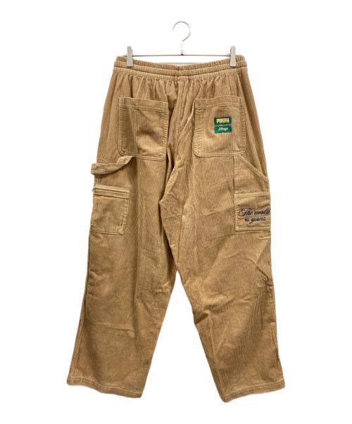 PUMA（プーマ）PUMA (プーマ) RHUIGI (リューギ) CORDUROY PANTS/620891-84/プーマ/リューギ ベージュ サイズ:Lの古着・服飾アイテム