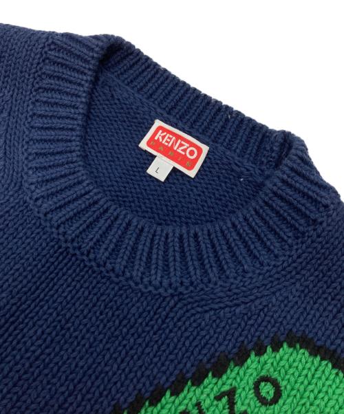 KENZO（ケンゾー）KENZO (ケンゾー) 24SS TRAVEL HAND EMBROIDERED/ケンゾー/FD65PU4143BF ネイビー サイズ:Ⅼの古着・服飾アイテム