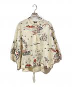 Marble SUDマーブルシュッド）の古着「EMB rainbow ストリングSH/マーブルシュッド/05FS074001/25SS」｜アイボリー