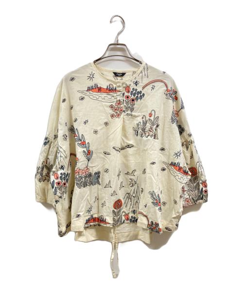 Marble SUD（マーブルシュッド）Marble SUD (マーブルシュッド) EMB rainbow ストリングSH/マーブルシュッド/05FS074001/25SS アイボリー サイズ:表記なしの古着・服飾アイテム