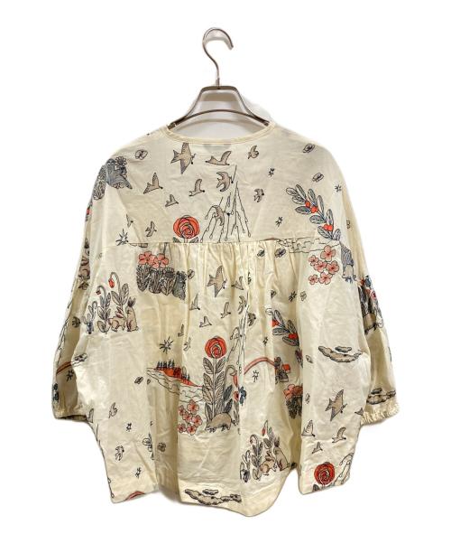 Marble SUD（マーブルシュッド）Marble SUD (マーブルシュッド) EMB rainbow ストリングSH/マーブルシュッド/05FS074001/25SS アイボリー サイズ:表記なしの古着・服飾アイテム