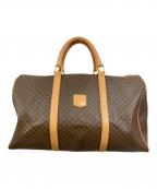 CELINEセリーヌ）の古着「マカダム柄ボストンバッグ/セリーヌ」｜ブラウン