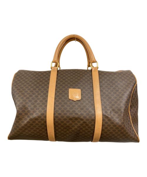 CELINE（セリーヌ）CELINE (セリーヌ) マカダム柄ボストンバッグ/セリーヌ ブラウンの古着・服飾アイテム