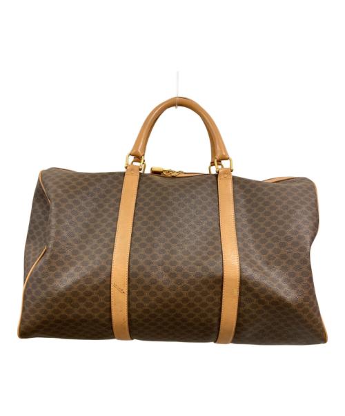 CELINE（セリーヌ）CELINE (セリーヌ) マカダム柄ボストンバッグ/セリーヌ ブラウンの古着・服飾アイテム