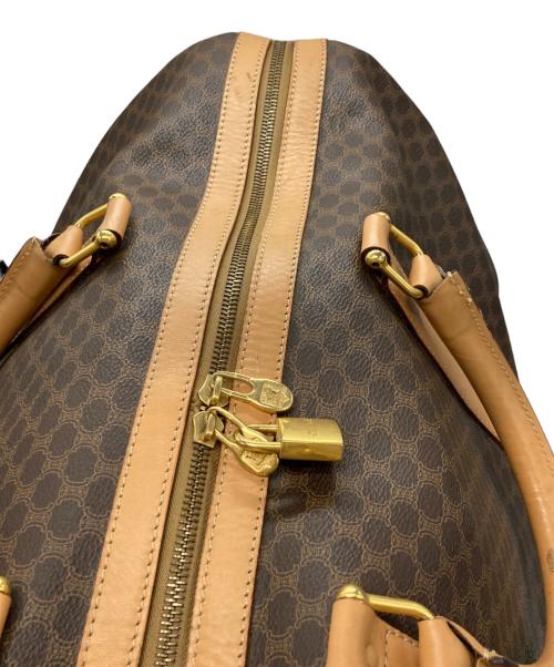 CELINE（セリーヌ）CELINE (セリーヌ) マカダム柄ボストンバッグ/セリーヌ ブラウンの古着・服飾アイテム