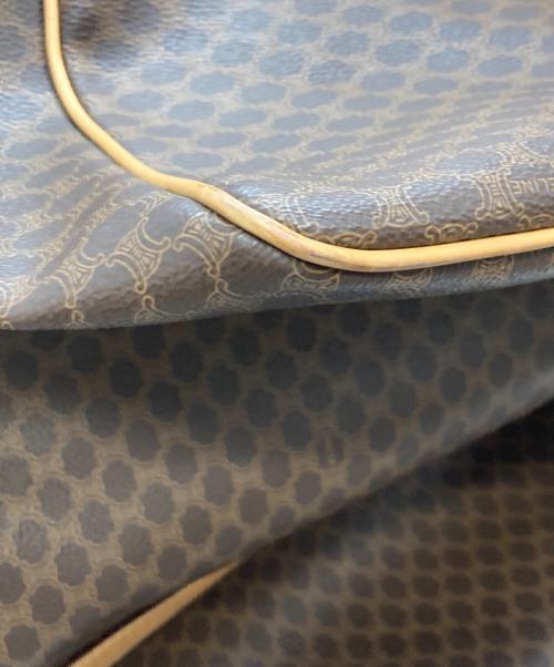 CELINE（セリーヌ）CELINE (セリーヌ) マカダム柄ボストンバッグ/セリーヌ ブラウンの古着・服飾アイテム