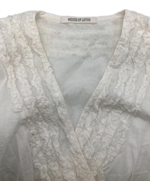 house of lotus（ハウスオブロータス）house of lotus (ハウスオブロータス) ノースリーブワンピース ホワイト サイズ:Mの古着・服飾アイテム