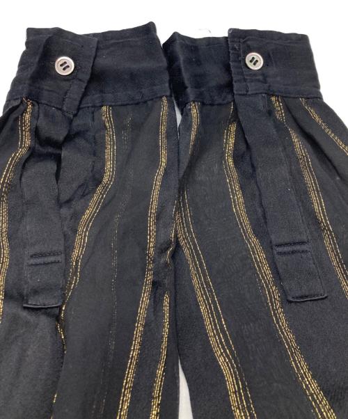 Y's（ワイズ）Y's (ワイズ) シアーストライプシャツ ブラック サイズ:2の古着・服飾アイテム