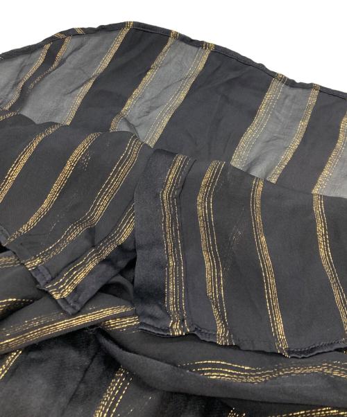 Y's（ワイズ）Y's (ワイズ) シアーストライプシャツ ブラック サイズ:2の古着・服飾アイテム