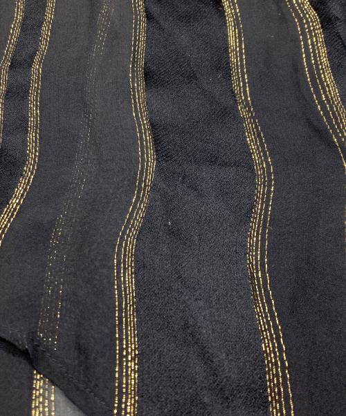 Y's（ワイズ）Y's (ワイズ) シアーストライプシャツ ブラック サイズ:2の古着・服飾アイテム