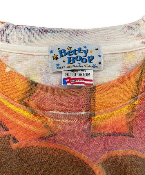 FRUIT OF THE LOOM（フルーツオブザルーム）FRUIT OF THE LOOM (フルーツオブザルーム) プリントTシャツ オレンジ サイズ:Lの古着・服飾アイテム
