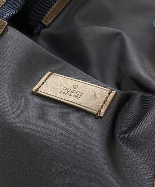 GUCCI（グッチ）GUCCI (グッチ) ディアマンテナイロントートバッグ/グッチ/268106 001998/001998 ネイビーの古着・服飾アイテム