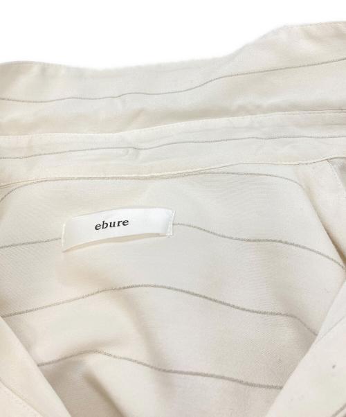 ebure（エブール）ebure (エブール) ブライトストライプ ブラウス/エブール/3910700115 ホワイト サイズ:38の古着・服飾アイテム