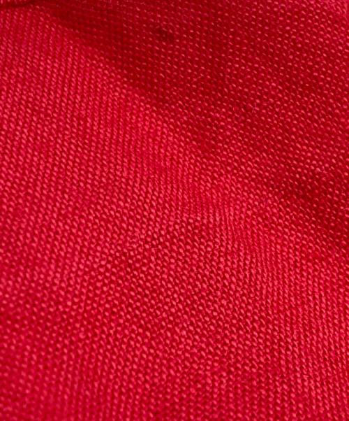 LEQUIO（レキオ）LEQUIO (レキオ) 麻ワンピース レッド サイズ:freeの古着・服飾アイテム