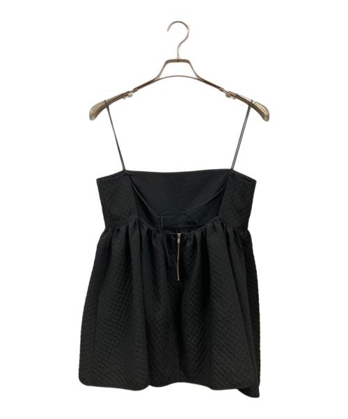 Whim Gazett（ウィム ガゼット）Whim Gazett (ウィム ガゼット) ジャガードキャミブラウス ブラック サイズ:FREEの古着・服飾アイテム