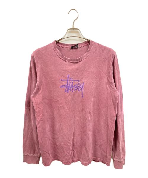 stussy（ステューシー）stussy (ステューシー) 長袖カットソー/ステューシー ピンク サイズ:Sの古着・服飾アイテム