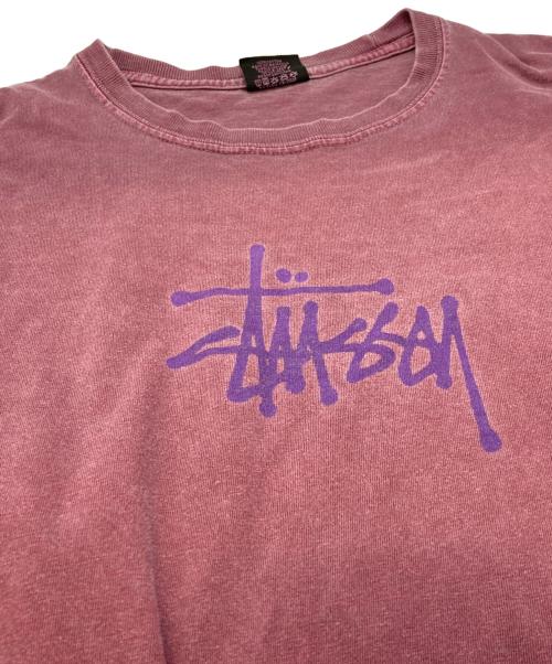 stussy（ステューシー）stussy (ステューシー) 長袖カットソー/ステューシー ピンク サイズ:Sの古着・服飾アイテム