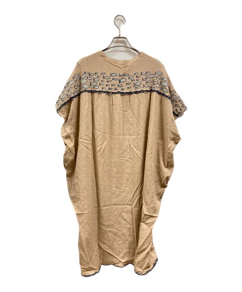 Marble SUD（マーブルシュッド）Marble SUD (マーブルシュッド) school of fish 半袖 ワンピース/マーブルシュッド/03EM069003 ベージュ サイズ:Freeの古着・服飾アイテム