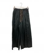 KAPITALキャピタル）の古着「Cotton Linen Twill RUDE Baggy Pants/キャピタル/EK-1627LP」｜ブラック