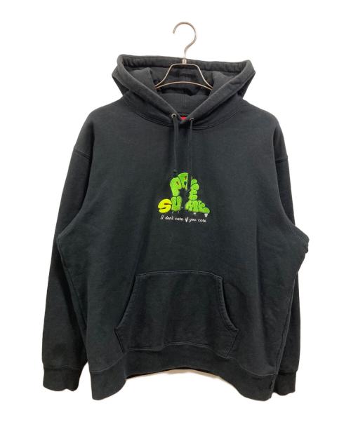 SUPREME（シュプリーム）SUPREME (シュプリーム) 21SSDon't Care Hooded Sweatshirt/シュプリーム ブラック サイズ:Ｍの古着・服飾アイテム