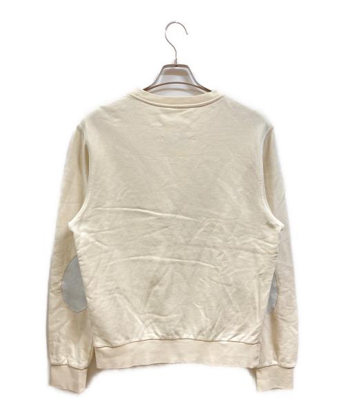 Maison Margiela（メゾンマルジェラ）Maison Margiela (メゾンマルジェラ) エルボーパッチ スウェット/メゾンマルジェラ/S50GU0061 S25368 ホワイト サイズ:48の古着・服飾アイテム