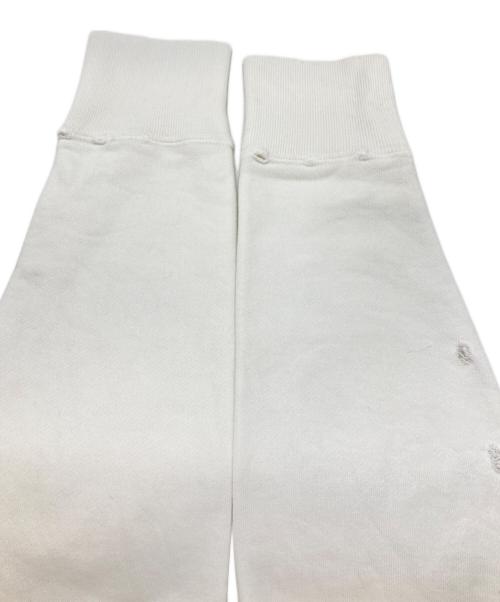 Ron Herman（ロンハーマン）Ron Herman (ロンハーマン) ダメージ加工スウェット/ロンハーマン/2520900140 1071 ホワイト サイズ:Ｍの古着・服飾アイテム