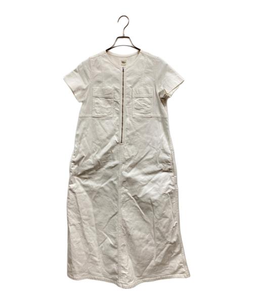Ron Herman（ロンハーマン）Ron Herman (ロンハーマン) デニムワンピース ホワイト サイズ:XSの古着・服飾アイテム