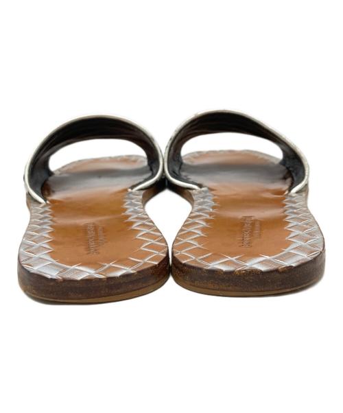 BOTTEGA VENETA（ボッテガベネタ）BOTTEGA VENETA (ボッテガベネタ) レザーサンダル/ボッテガベネタ シルバー サイズ:不明の古着・服飾アイテム