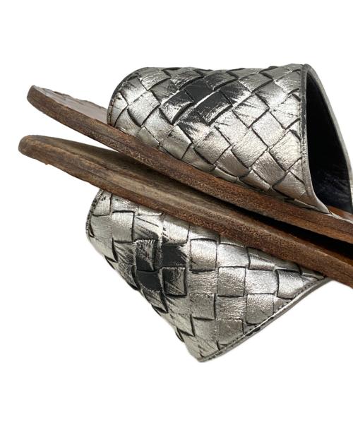 BOTTEGA VENETA（ボッテガベネタ）BOTTEGA VENETA (ボッテガベネタ) レザーサンダル/ボッテガベネタ シルバー サイズ:不明の古着・服飾アイテム