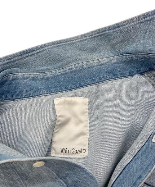 Whim Gazette（ウィムガゼット）Whim Gazette (ウィムガゼット) DENIMドルマンシャツ/ウィムガゼット/WGD1051204A0001 インディゴ サイズ:Freeの古着・服飾アイテム