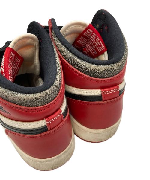 NIKE（ナイキ）NIKE (ナイキ) GS Air Jordan 1 High OG/ナイキ/FD1437-612/CHICAGO LOST & FOUND ホワイト×レッド サイズ:23cmの古着・服飾アイテム