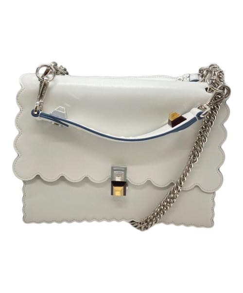 FENDI（フェンディ）FENDI (フェンディ) ショルダーバッグ/フェンディ/8BT283/キャナイエフ/03897079 グレーの古着・服飾アイテム