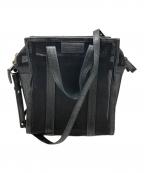 BALENCIAGAバレンシアガ）の古着「メッシュ 2WAバッグ/バレンシアガ/バザール/452458-1000-B535269」｜ブラック