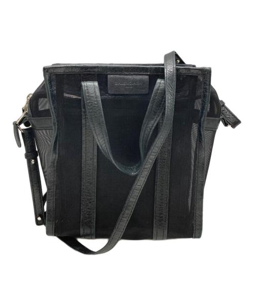 BALENCIAGA（バレンシアガ）BALENCIAGA (バレンシアガ) メッシュ 2WAバッグ/バレンシアガ/バザール/452458-1000-B535269 ブラックの古着・服飾アイテム