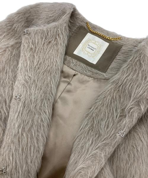 Ravissant Laviere（ラヴィソン ラヴィエール）Ravissant Laviere (ラヴィソン ラヴィエール) アルパカシャギーショートコート ベージュ サイズ:Mの古着・服飾アイテム