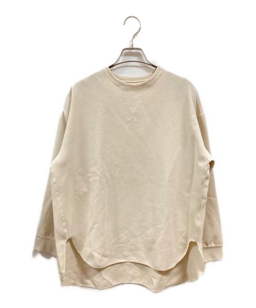 Whim Gazette（ウィムガゼット）Whim Gazette (ウィムガゼット) Vガゼットプルオーバー/ウィムガゼット/WGZ1022104A0010 ベージュ サイズ:Sの古着・服飾アイテム