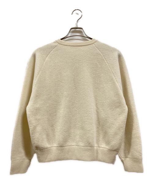 GALERIE VIE（ギャルリーヴィー）GALERIE VIE (ギャルリーヴィー) ウルトラファインウールパイル クルーネックプルオーバー ホワイト サイズ:Freeの古着・服飾アイテム