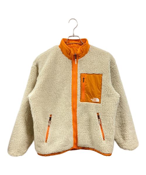 THE NORTH FACE（ザ ノース フェイス）THE NORTH FACE (ザ ノース フェイス) ボアフリースジャケット/ザ ノース フェイス/NP72333 ベージュ×オレンジ サイズ:Sの古着・服飾アイテム