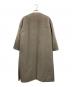 ebure (エブール) アルパカ混ノーカラーコート ベージュ サイズ:S：17000円