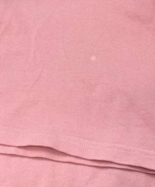 AMI Alexandre Mattiussi（アミアレクサンドルマテュッシ）AMI Alexandre Mattiussi (アミアレクサンドルマテュッシ) ハートロゴ刺繍Tシャツ/アミアレクサンドルマテュッシ/E22UTS002.726/22SS ピンク サイズ:Ｍの古着・服飾アイテム