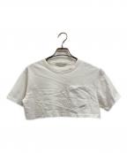 ALEXANDER WANGアレキサンダー・ワン）の古着「クロップドポケットTシャツ」｜ホワイト