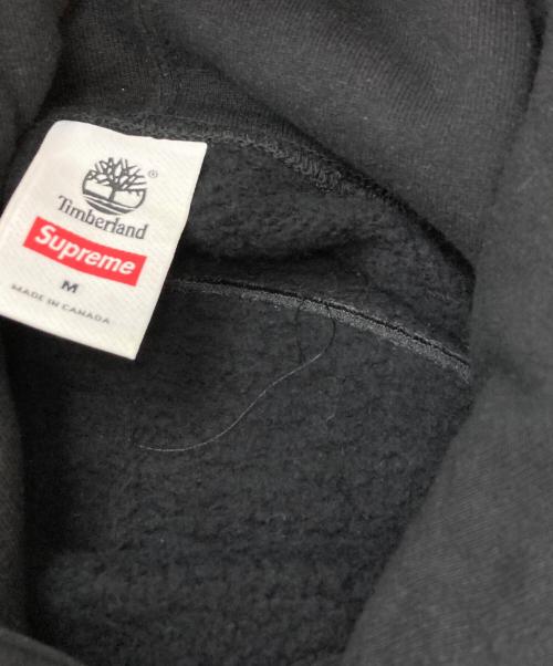 SUPREME（シュプリーム）SUPREME (シュプリーム) Timberland (ティンバーランド) 21AW Hooded Sweatshirt ブラック サイズ:Mの古着・服飾アイテム