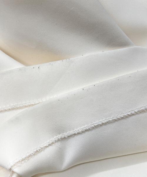 LE PHIL（ル フィル）LE PHIL (ル フィル) スキューバジャージーサロペット ホワイト サイズ:Freeの古着・服飾アイテム