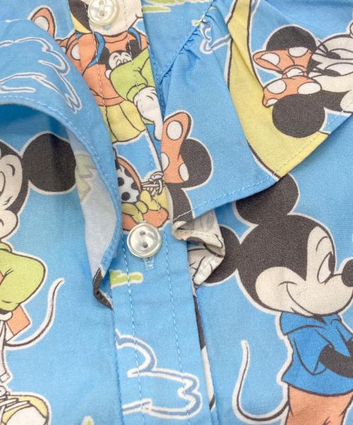 DISNEY（ディズニー）Disney (ディズニー) moussy (マウジー) MD RUFFLE ブラウス/ディズニー/マウジー/010gsq30-0260-1 ブルー サイズ:Freeの古着・服飾アイテム