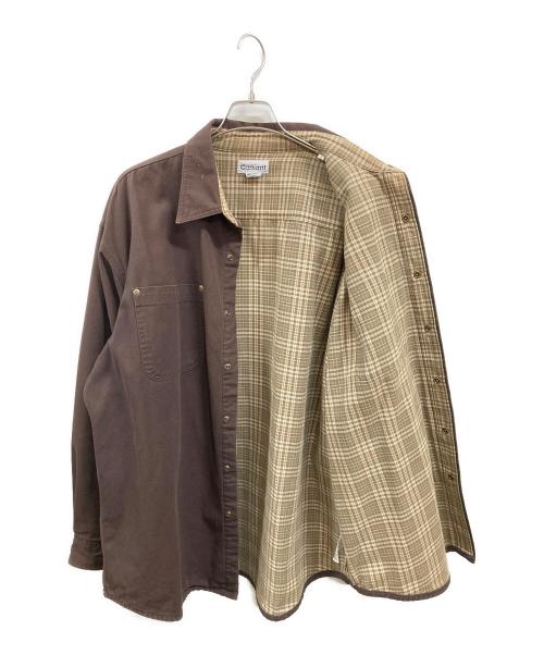 CarHartt（カーハート）CarHartt (カーハート) カバーオール　カーハート　S96DKB ブラウン サイズ:XLの古着・服飾アイテム