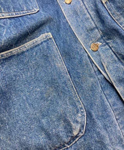 BOB BARKER CO（ボブバーカー）BOB BARKER CO (ボブバーカー) 裏地ブランケットカバーオール インディゴ サイズ:2XLの古着・服飾アイテム