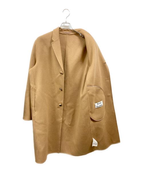 Acne studios（アクネ ストゥディオス）Acne studios (アクネ ストゥディオス) ウールチェスターコート/アクネ ストゥディオス/CHAD PAW17/17AW ブラウン サイズ:46の古着・服飾アイテム