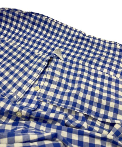 POLO RALPH LAUREN（ポロ・ラルフローレン）POLO RALPH LAUREN (ポロ・ラルフローレン) LOWELL SPORTギンガムチェックシャツ ブルー×ホワイト サイズ:XLの古着・服飾アイテム