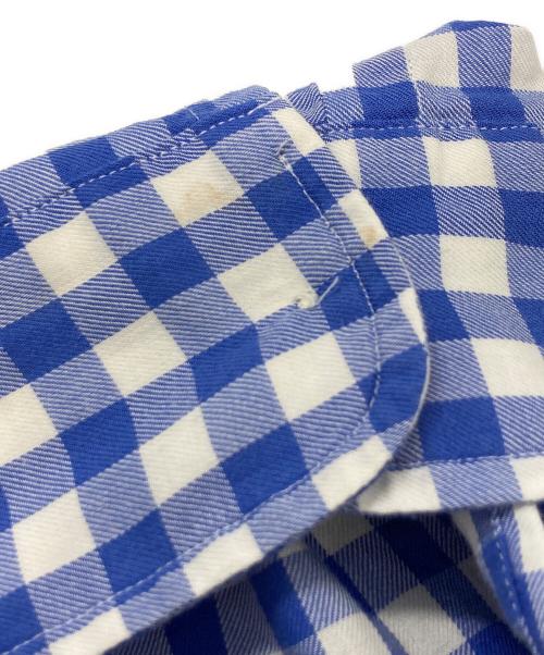 POLO RALPH LAUREN（ポロ・ラルフローレン）POLO RALPH LAUREN (ポロ・ラルフローレン) LOWELL SPORTギンガムチェックシャツ ブルー×ホワイト サイズ:XLの古着・服飾アイテム